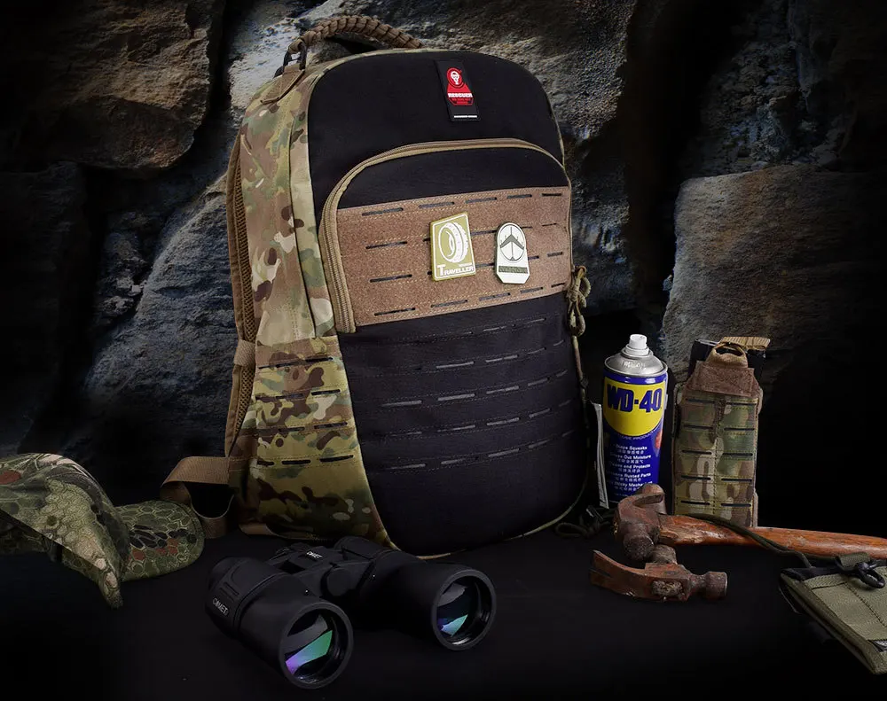 MILRESCUER 25L тактический рюкзак 15 дюймов ноутбук Cordura Военный Рюкзак Портативный USB интерфейс Спорт Кемпинг Туризм Рыбалка