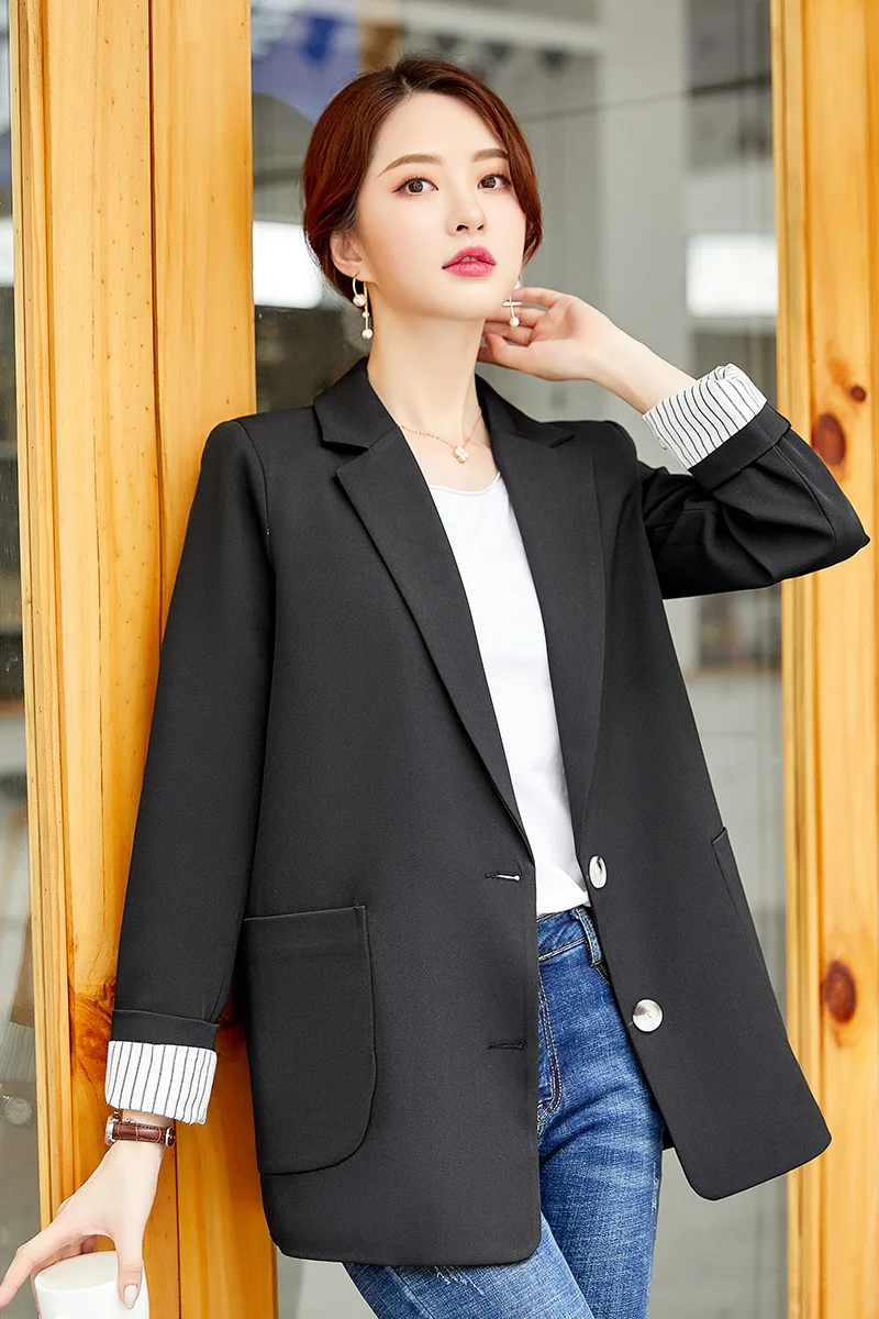 Женская одежда повседневный маленький костюм куртка осенне-зимняя Корейская с