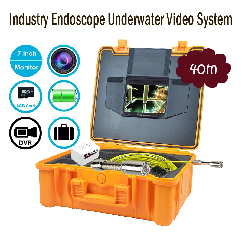 Промышленный видеоэндоскоп подводная Видеосистема с видеорегистратором и