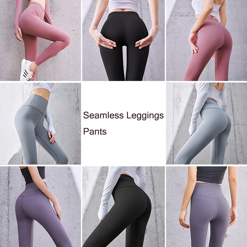 

Seamless Leggings Hollow Printed Workout Pants High Waist Fitness Leggings Women Sexy Push Up Slim Elasticity Tights