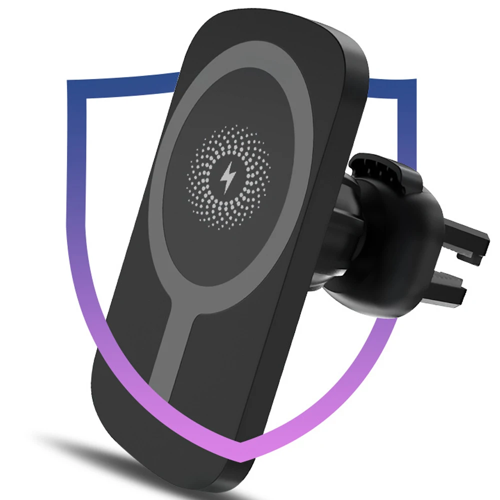 

Car Desktop Magnetic Wireless Qi-Charger Portable 360 Degree Rotating Mobile Phone Holder Set