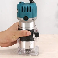 800w 30000rpm woodworking electric edge trimmer wood router milling engraving slotting trimming carving machine tools kit