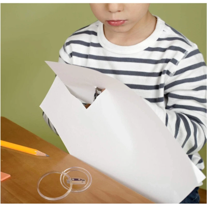 

20Pcs Handmade Acrylic Round Button Badge Clear Button Pin Badges Kit Craft Painting Badges Brooch Pins Jewelry Making