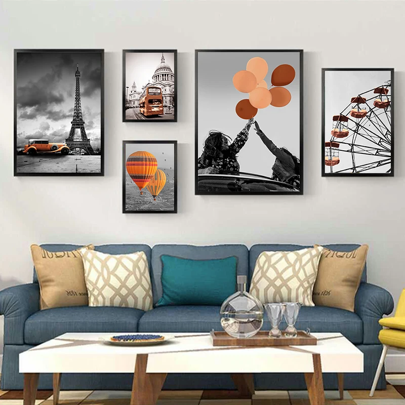 Фотографировать пейзаж картины Домашний декор Скандинавская Картина на холсте