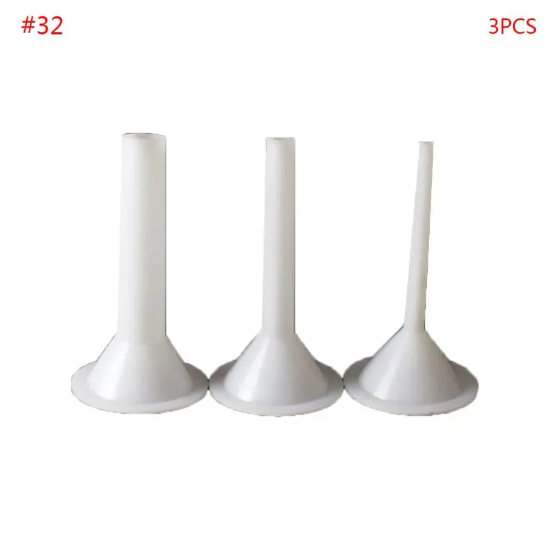 

3pcs/set 18.5cm Sausage Making Funnel Filler Stuffer Filling Tubes DIY Meat Maker Manual for Sausages Casing