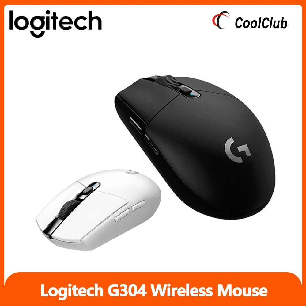 

Мышь Logitech G304 Беспроводная с датчиком Hero, периферийное оборудование для компьютера, скоростное Программирование игр, Офисная Легкая спортив...