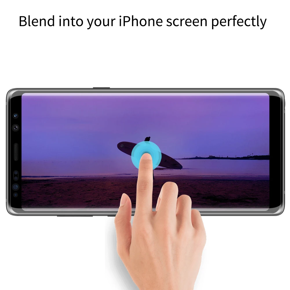 Arc cuvred полное покрытие стекло для samsung Galaxy s9 plus note 8 9 закаленное стекло Nillkin DS+ Max Защитная пленка для экрана