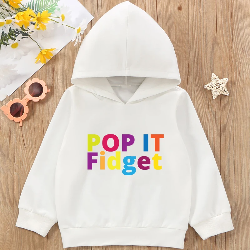 

Pineapple Pop It Rainbow Pop It Unzip Fidget Toy Child Hoodie Fashion Clothing Long Sleeve Sweatshirt Harajuku Street Print Tops