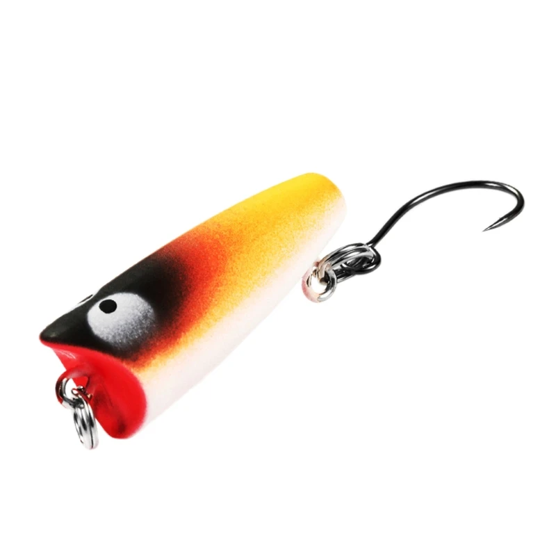 

Mini Popper Fishing Lure Artificial Wobbler Hard Baits Plastic Swimbait Trout Bass Feeder for Winter Carp Fishing Tackle