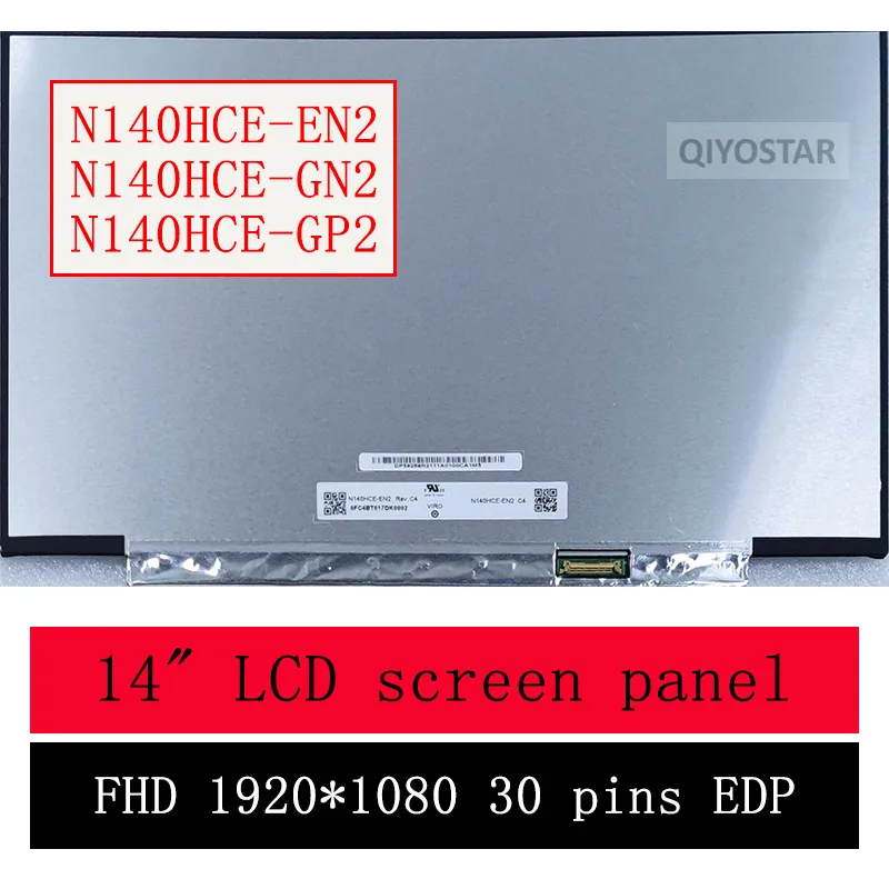14-дюймовая тонкая светодиодная матрица N140HCE-EN2 REV C2 C4 N140HCE-GP2 GN2 замена панели