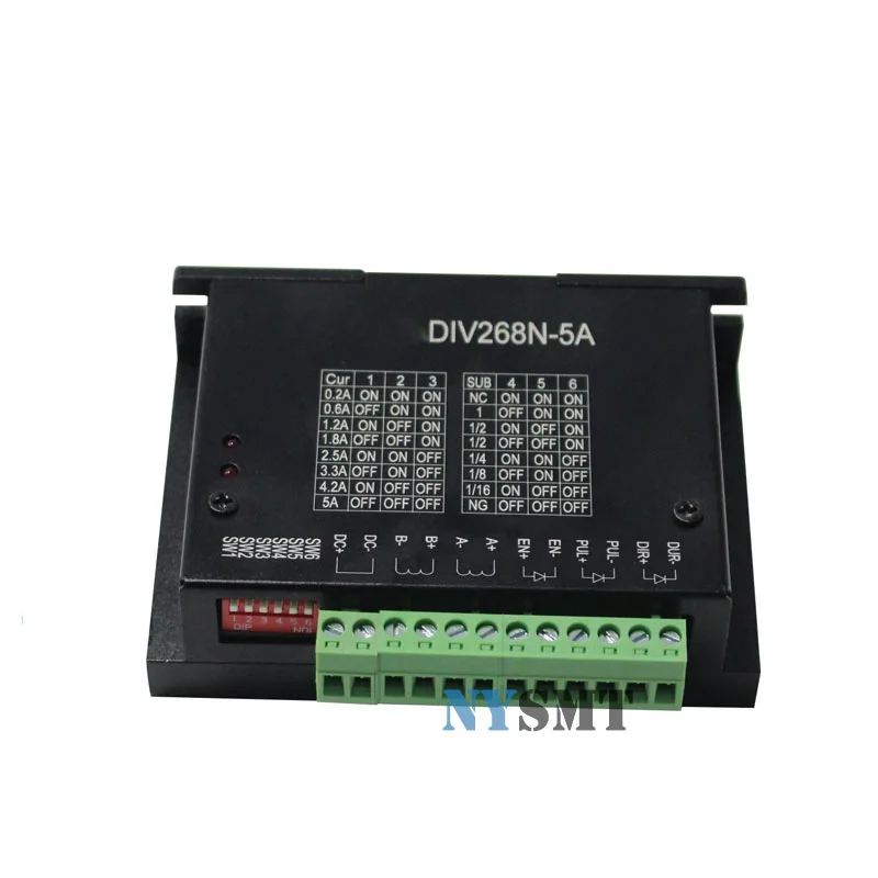 HY-DIV268N-5A Драйвер шагового двигателя Nema для чпу шаговый двигатель 0,2-5A двухфазный гибридный шаговый двигатель драйвер контроллера (art.: 3a3815e9869) - 3a3815e9869