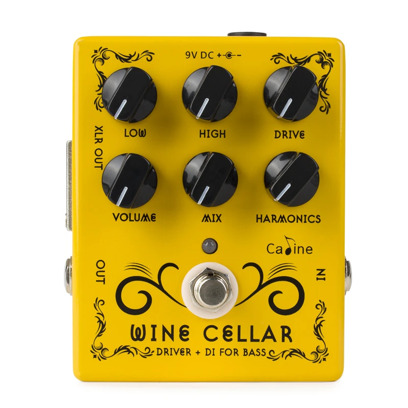 Caline CP-60 драйвер для басов в винном погребе + педаль создания эффектов на гитаре