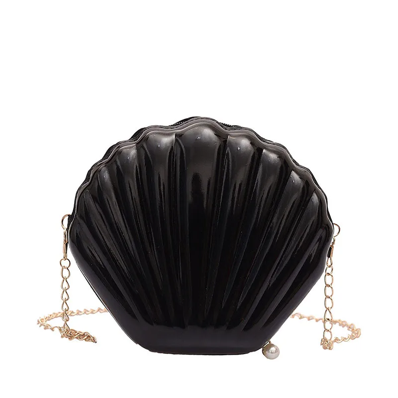

Fashion Women Bags 2022 New Trend Messenger Bag Wild Shell Bag PVC Solid Color Shoulder Bag 8 Colors To Choose From