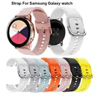 20 мм Новый силиконовой лентой спортивный ремешок для часов Samsung Galaxy Watch 42 мм активный Смарт-часы для Gear Sport SM-R600 и не являются оригинальными