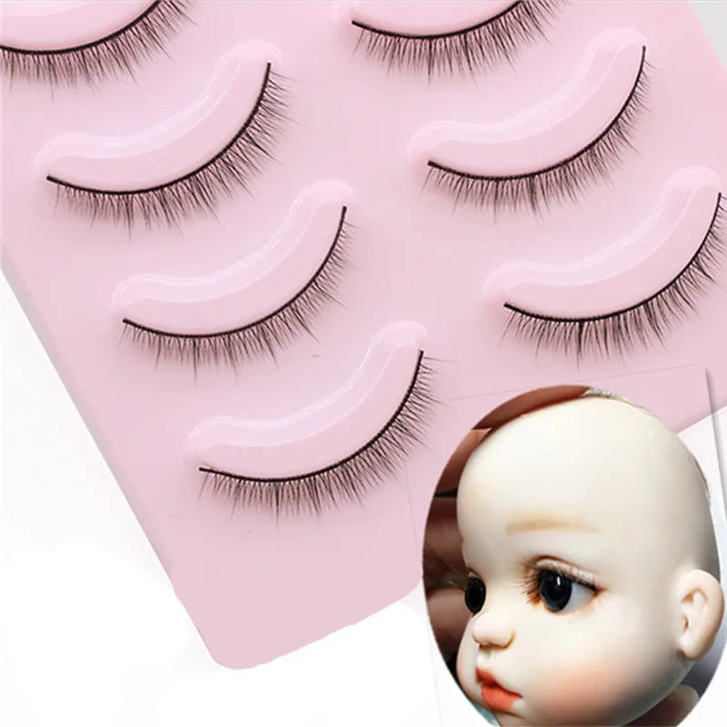 1/12 BJD куклы OB11 с ресницами короткие накладные ресницы имитация натуральных