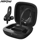 Беспроводные наушники Mpow с ушным крючком 5.0, с микрофоном, водонепроницаемая Спортивная гарнитура IPX7, стереонаушники с зарядным устройством для телефона