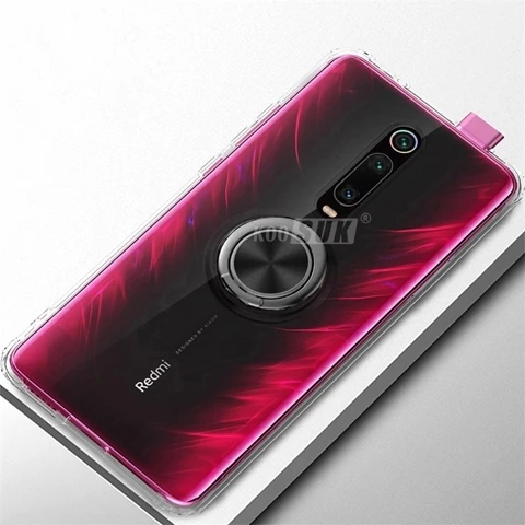Черный Чехол для Xiaomi mi 9 T, Роскошный прозрачный мягкий силиконовый защитный чехол для телефона, чехол для Xiao mi 9 - Цвет: Черный