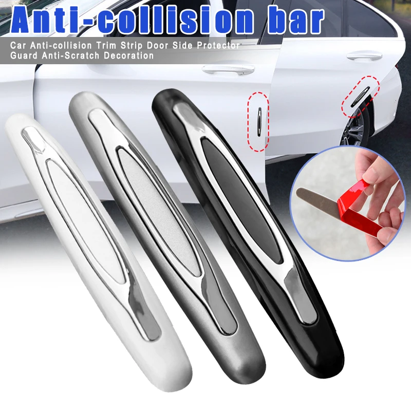 4 шт. автомобиля анти-столкновения отделка полосы боковой двери протектор защита