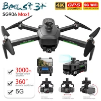 zll camera drone 4k profesional sg906 max with 3 axis gimbal 5g wifi gps dron 1 2km brushless fpv foldable quadcopter sg906 pro2