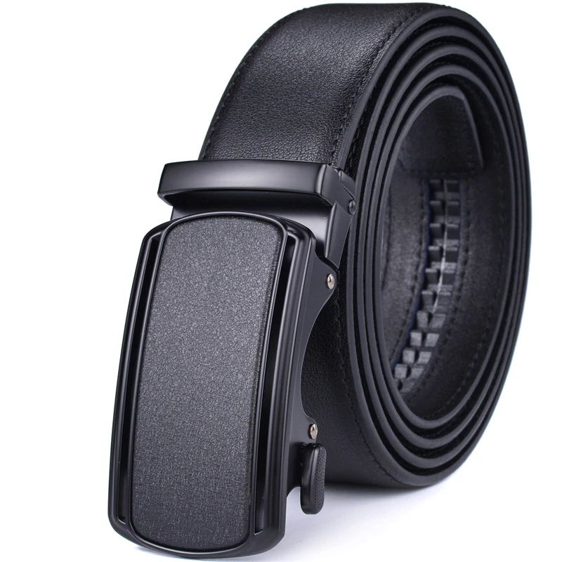 Ремень храповика для мужчин кожаные ремни с автоматической пряжкой|Мужские