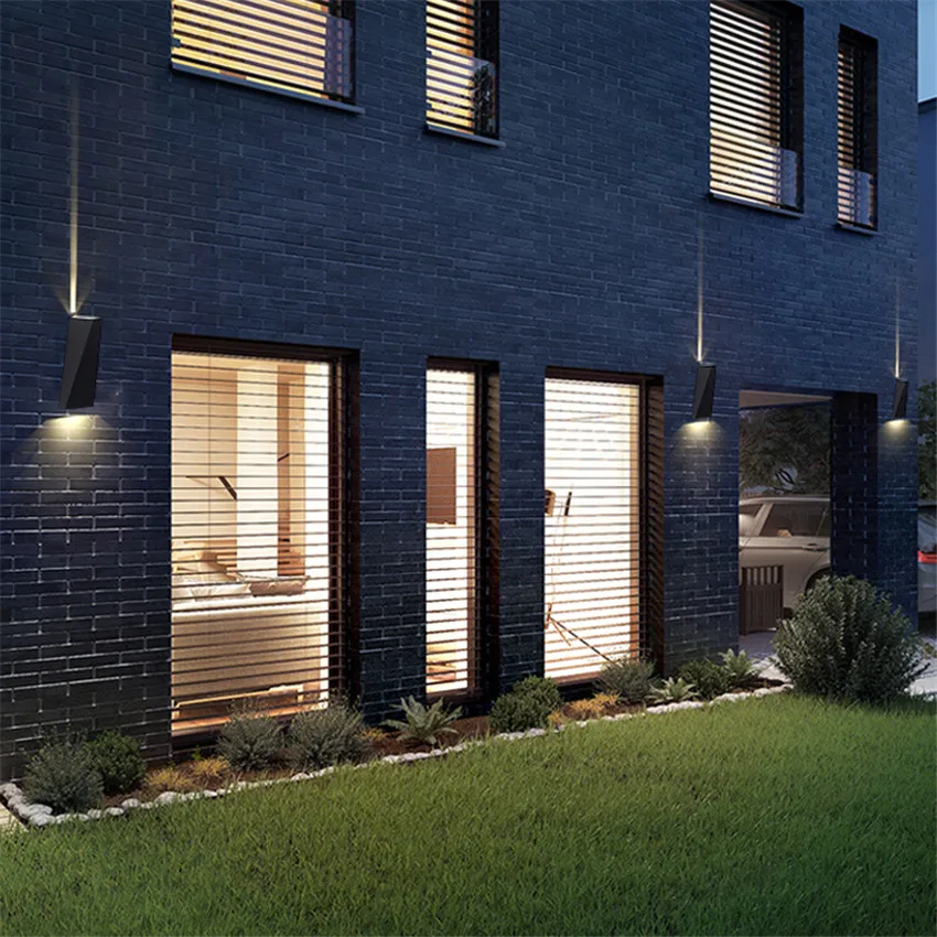 Уличная Водонепроницаемая настенная лампа IP65 светодиодный настенный светильник