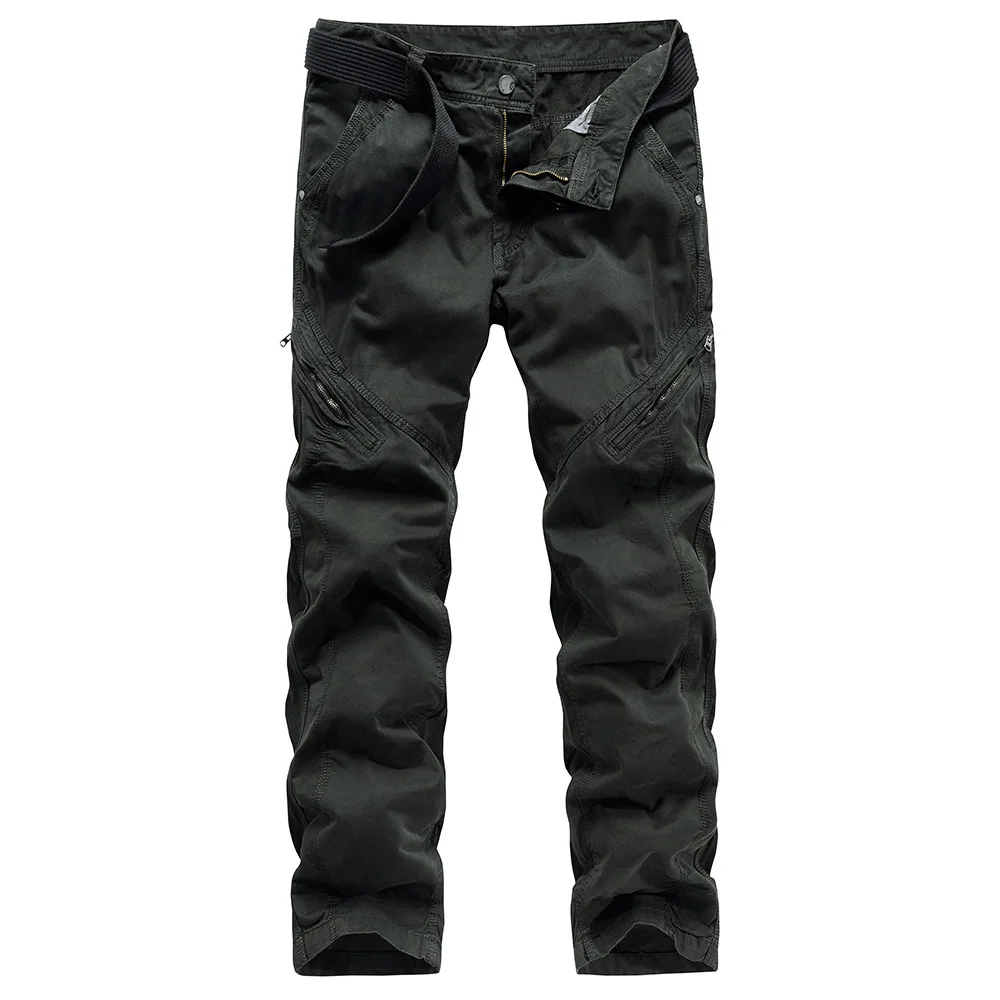 

New 2020 Retro Overalls European And American Cotton Straight Trendy Mens Casual Pants Plus Size Outdoor Pants Large Size