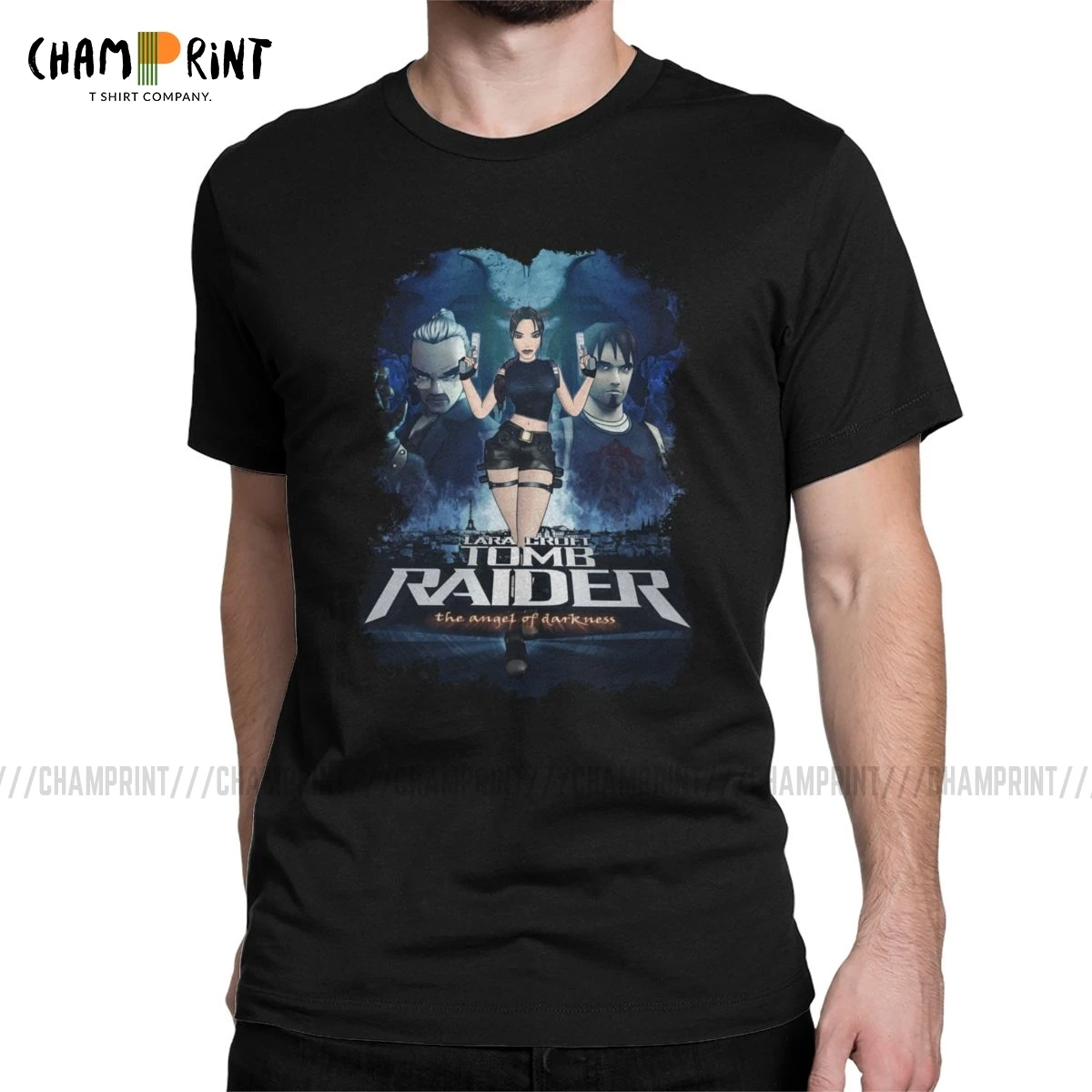 Tomb Raider Angel Of Dark Мужская футболка Lara Adventer Game Fun Футболка с коротким рукавом и