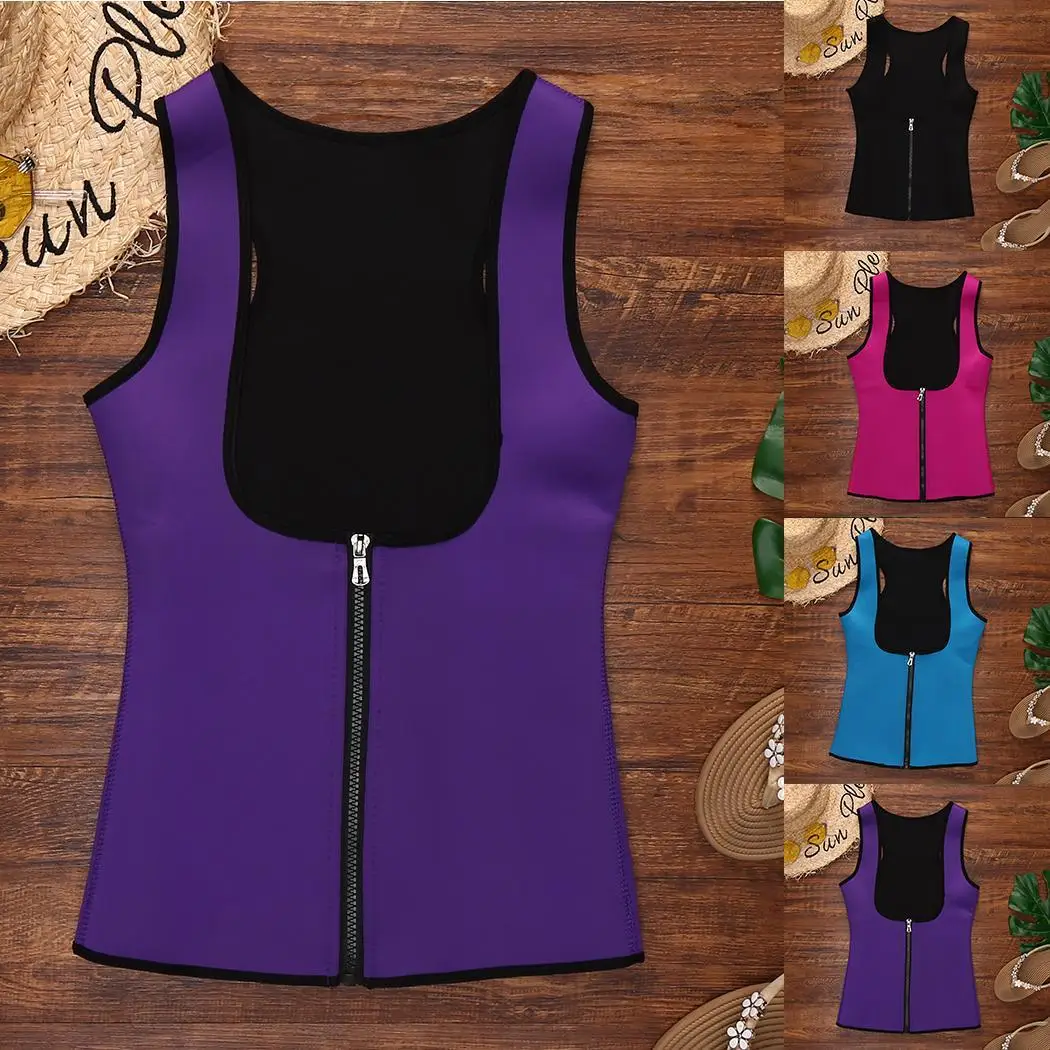 Women Slimming Body Shaper Underwear U-shape Corset Zipper Slim Vest | Женская одежда