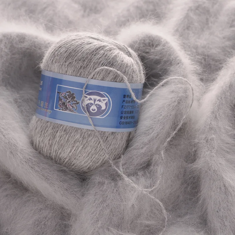 

70g Long Hair Mink Cashmere Line Mink Cashmere Yarn Jewelry Hand-knitted Coarse Merino Wool Yarn for Knitting Wholesale