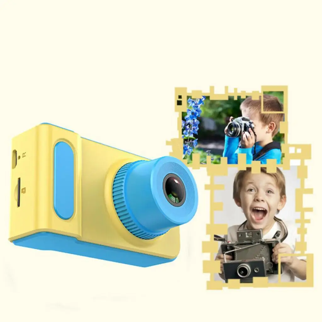 Детская камера 720P HD экран видео Игрушка Дети мультфильм Милая наружная