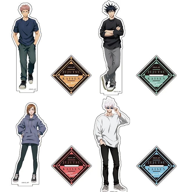 

Аниме юдзюцу кайзен Толстовка тема акриловая модель на подставке Dispkay тарелка модная настольная игрушка cKugisaki Nobara Inumaki Toge