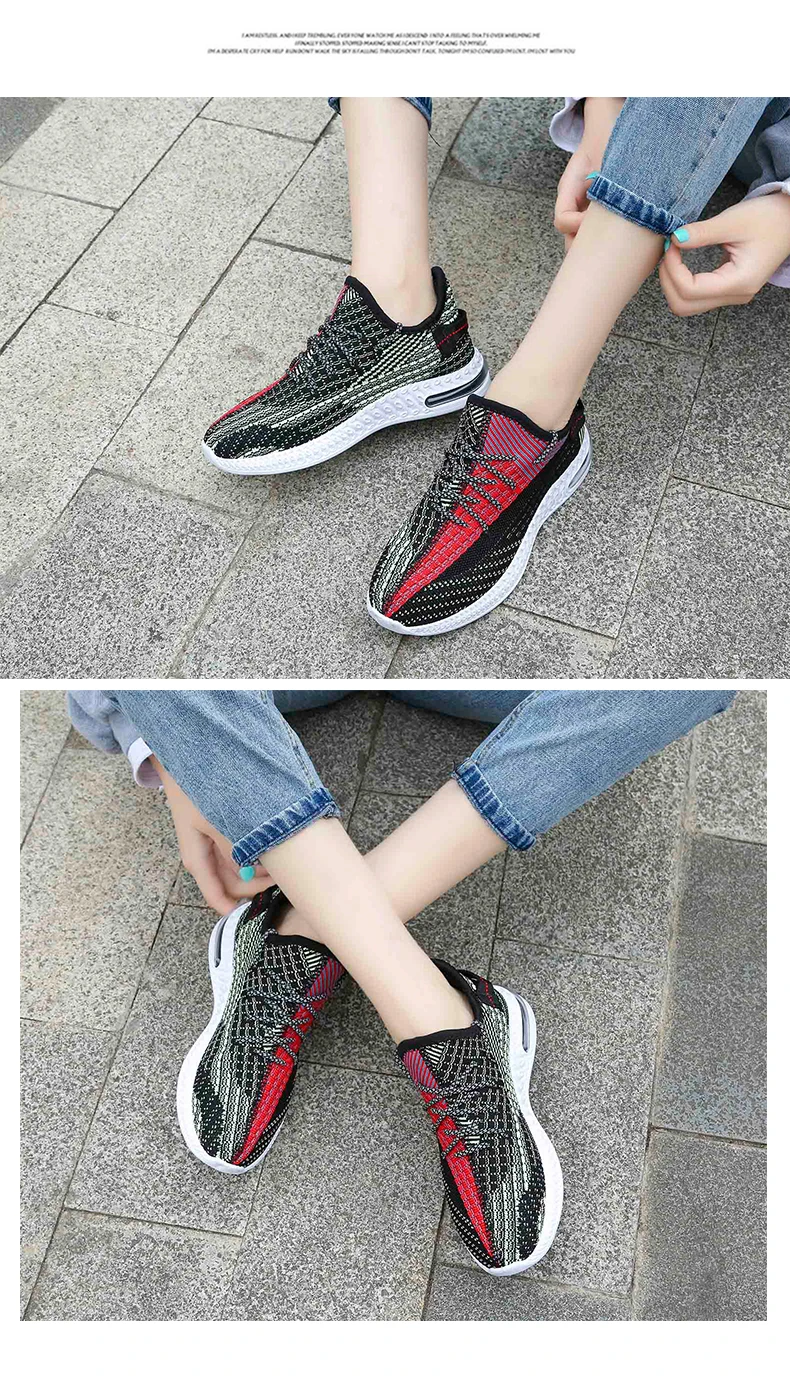 Comfortable inner ladies casual shoes 360 degree breathable wicking sports shoes women's vulcanized shoes beautiful and generous