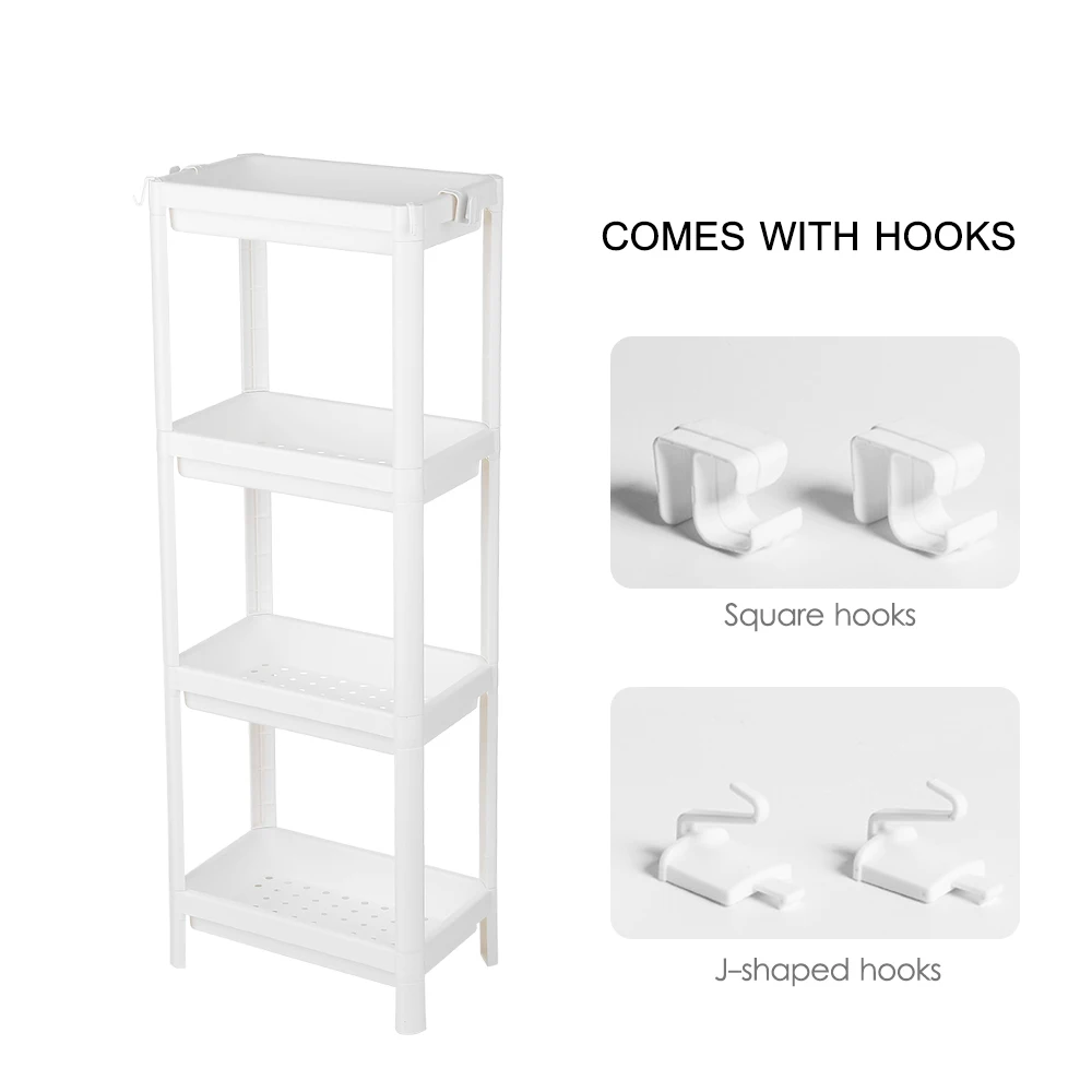 4-уровневая полка для ванной комнаты стеллаж хранения стойка демонстрации