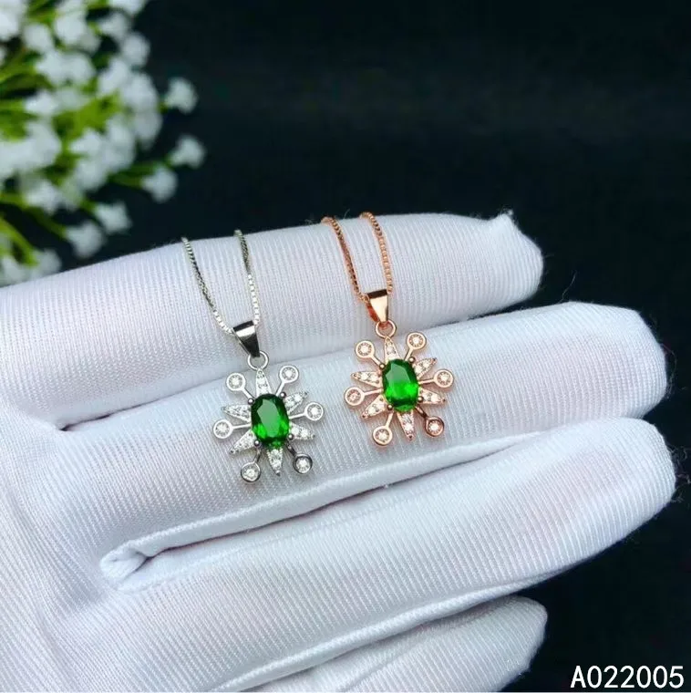 Женское ожерелье с подвеской из серебра 925 пробы|Подвески| |