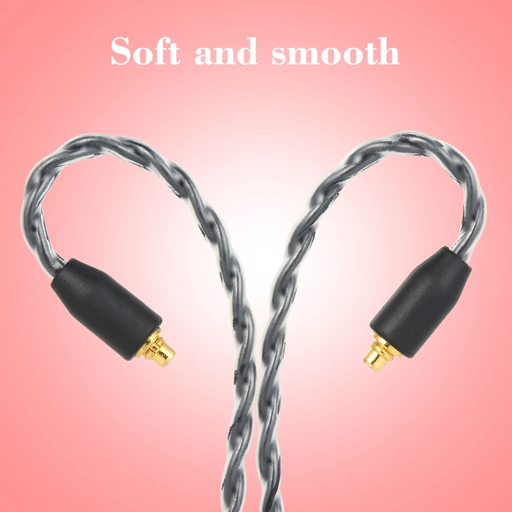 QC3005 сменный кабель Bluetooth 5 0 MMCX Сменный для наушников Встроенный контроль Shure