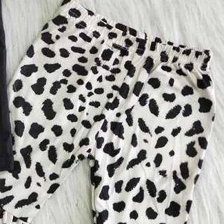 

Baby girls clothes black t-shirt tunic top polks dot bell-bottom long pants for father's day kids wear outfits