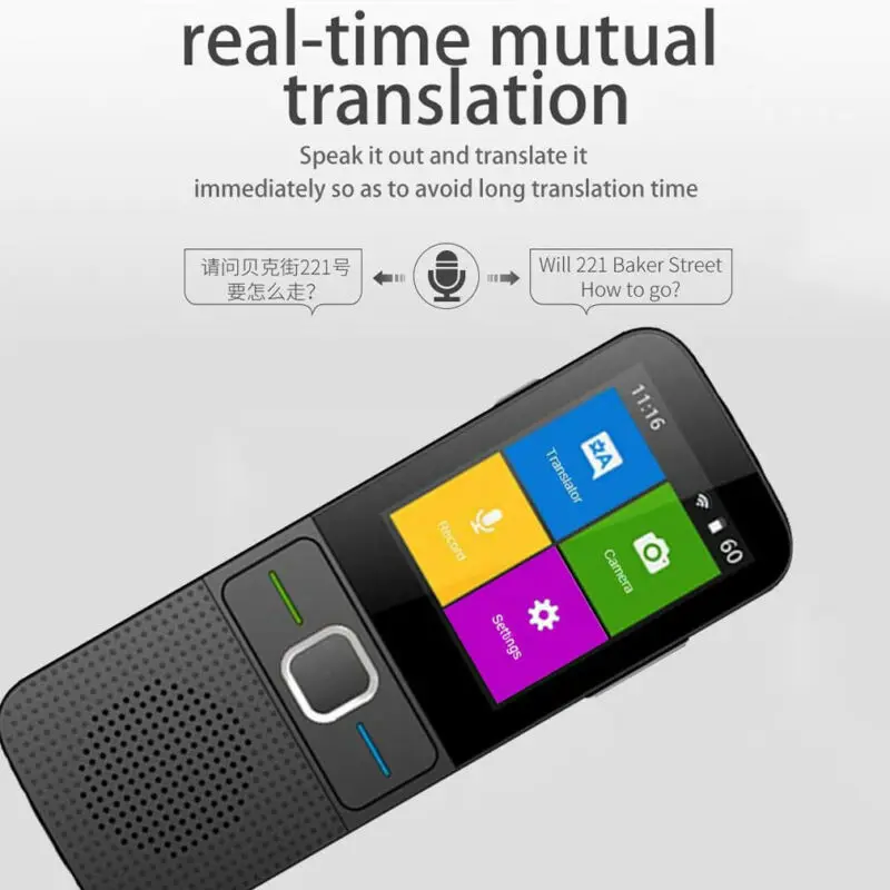 

T10 Voice Translation Two-Way Real Time Instant WIFI Offline Translator
