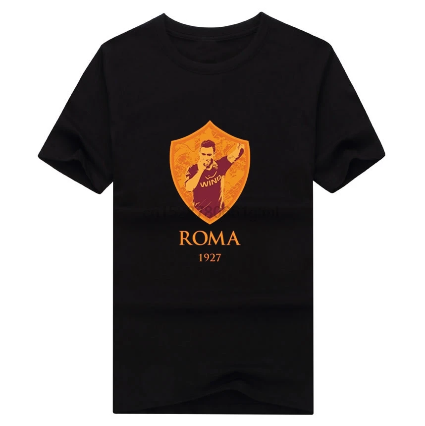 Прохладный печати 2019 Francesco Totti футболка футболки из 100% хлопка Для мужчин для