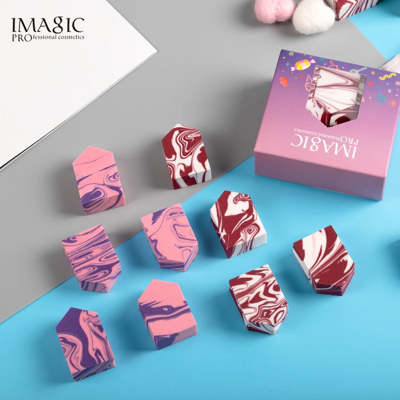 10 pcs / Box IMAGIC Makeup Sponge Cosmetic Puff Foundation Beauty Powder Smooth Make UP Gift |