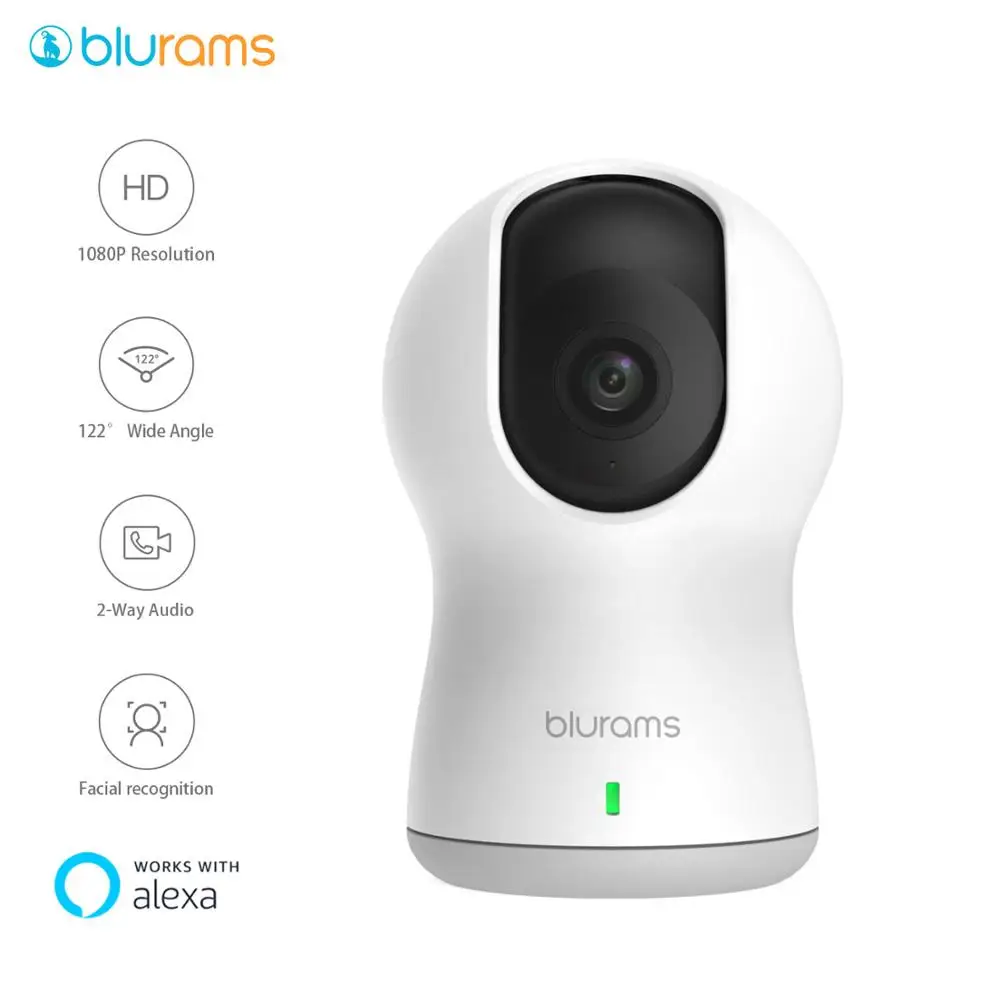 Купольная камера видеонаблюдения blurams 1080p Pro домашняя для домашних животных
