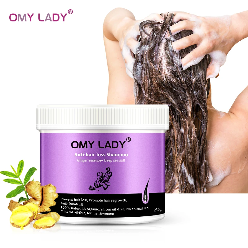 

OMY LADY Ginger Anti Hair Loss Shampoo promote hair growth Shampoo Hair Thick Fast Growth Serum Herbal Liquid For Women Men 250g