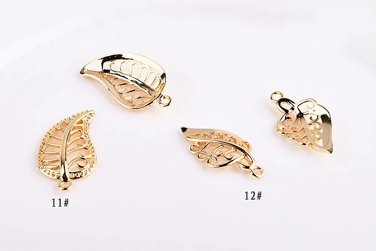 Медное покрытие из натурального золота нежные цветы ручной работы листья