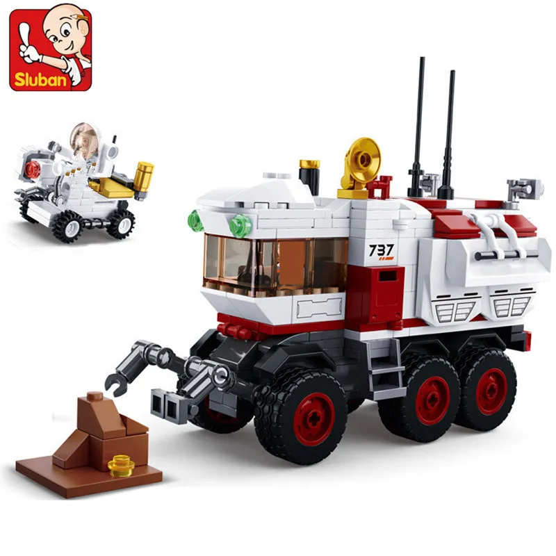 Космические приключения разведки автомобиля астронавт марсоход модельная