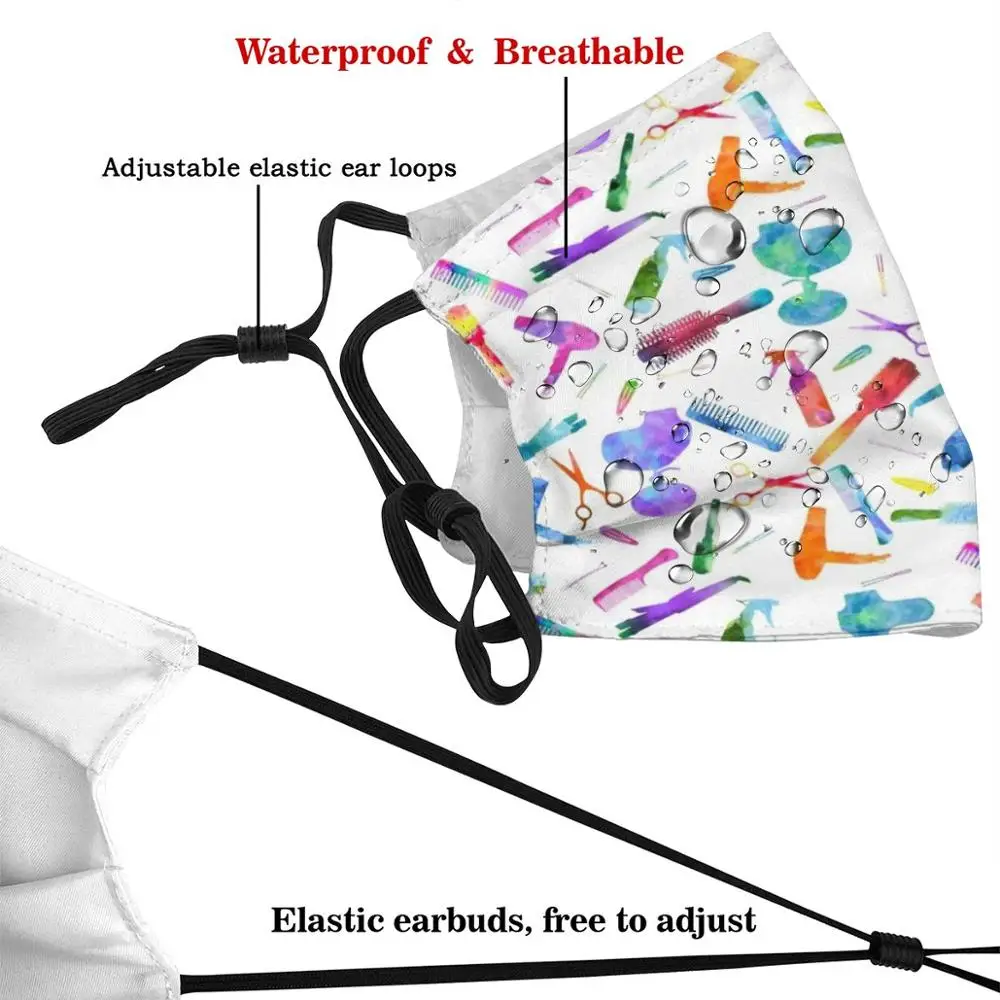Парикмахер салон Акварельный узор белый пользовательский дизайн для детей