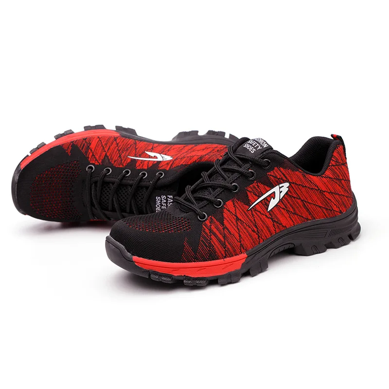 

Fei-woven breathable labor protection, anti-smashing and anti-piercing, four seasons work safety hiking protective shoes