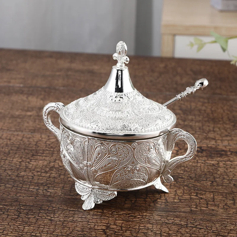 Кухонная банка для приправ в европейском стиле коробка соли и специй с резьбой из