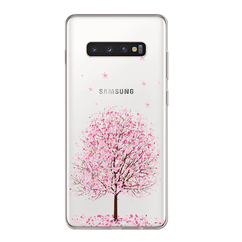 Ciciber симпатичный цветок Роза чехол для Samsung Galaxy S9 S8 S7 S6 S5 S10 S10e + Edge Plus телефонные