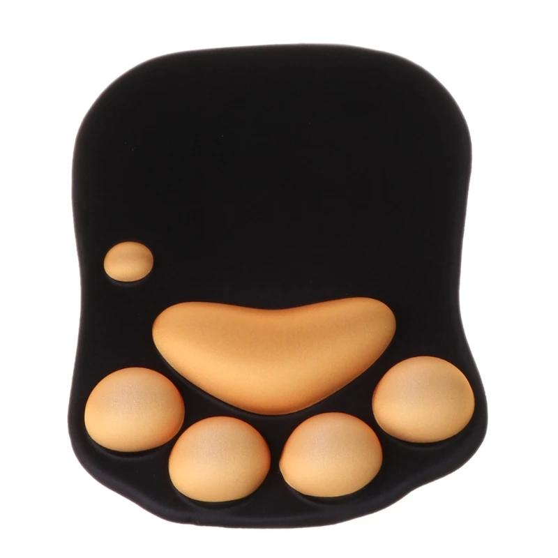 Милый 3D-коврик для мышки с аниме, мягкий силиконовый коврик для мыши в виде кошачьей лапы, подставка для запястья, игровой коврик для мыши с э...