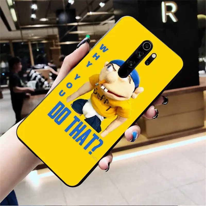 

HPCHCJHM jeffy the rapper Phone Case for Redmi Note 9 8 8T 8A 7 6 6A Go Pro Max Redmi 9 K20