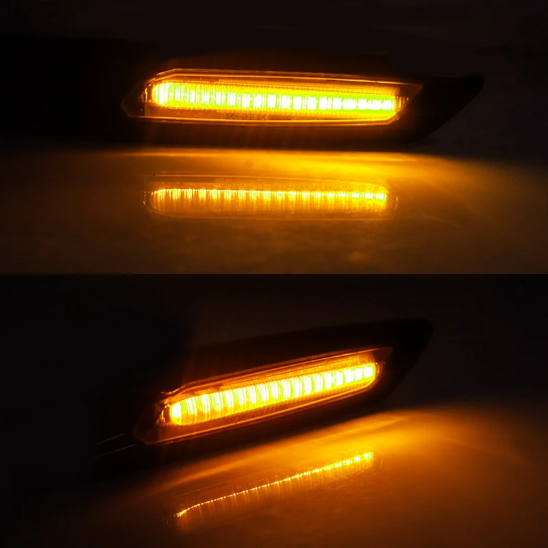 Автомобильные габаритные огни iJDM для BMW 1 3 5 серии F30/E90/E91/E92/E93/E46 E60/E61 желтые